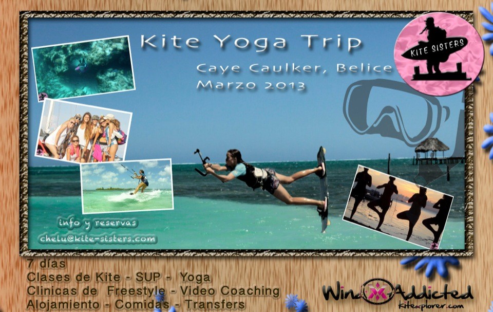 Kitesurf & Yoga Trip Belize, Central America.