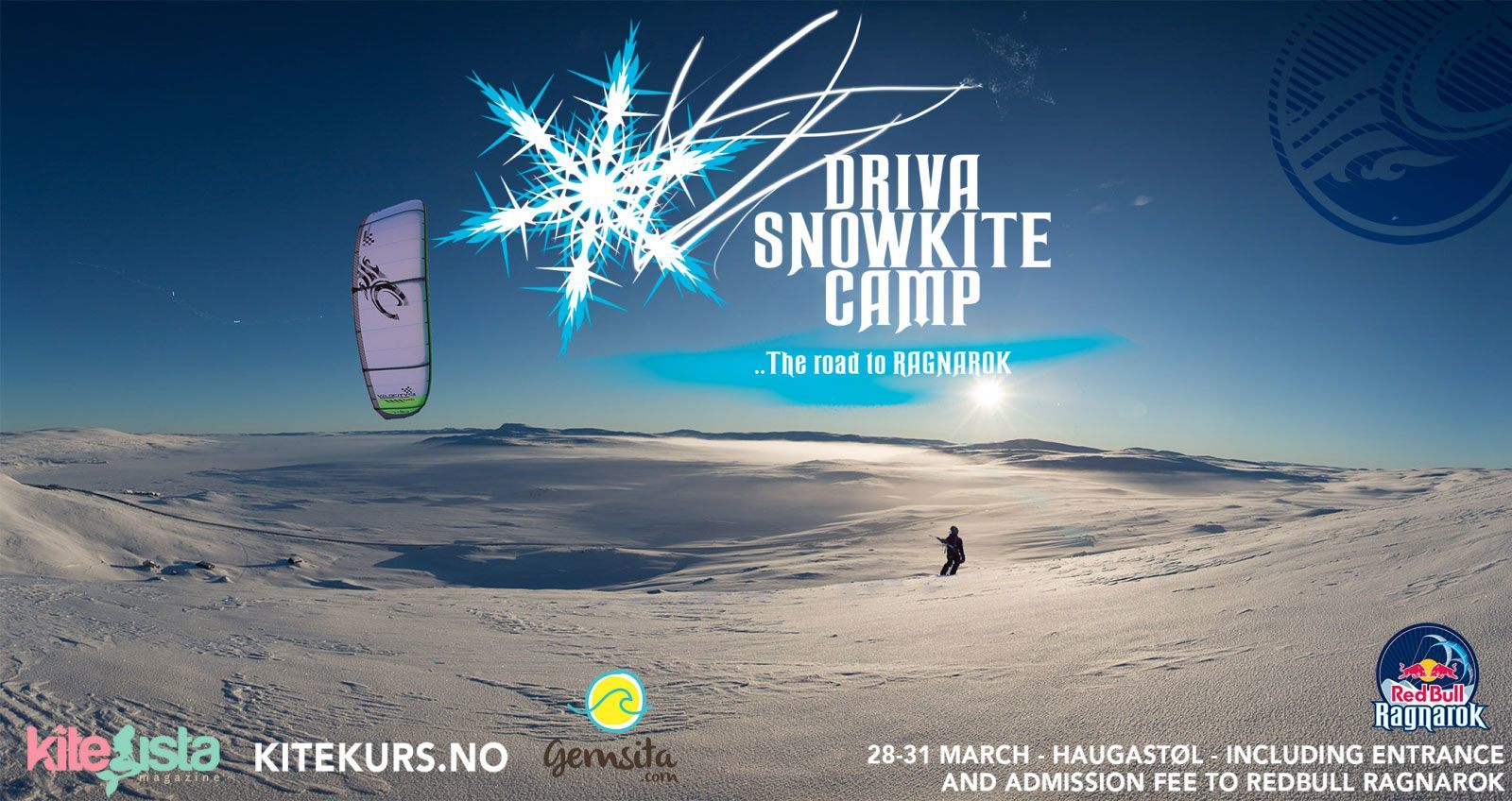 Red Bull Ragnarok is Coming – You Can Be Part of It with The Driva Snowkite Camp