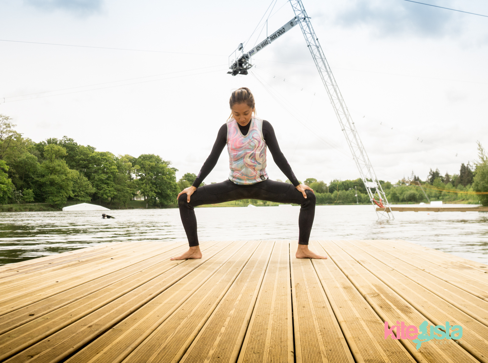 How to Stretch for wakeboarding - Paula Rosales