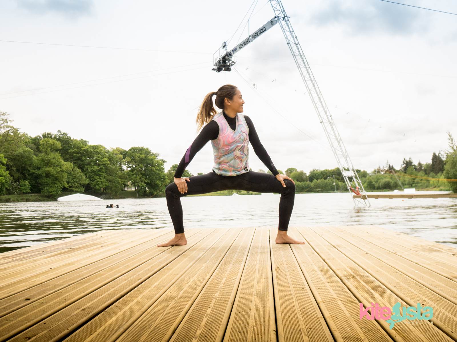 How to Stretch for wakeboarding - Paula Rosales