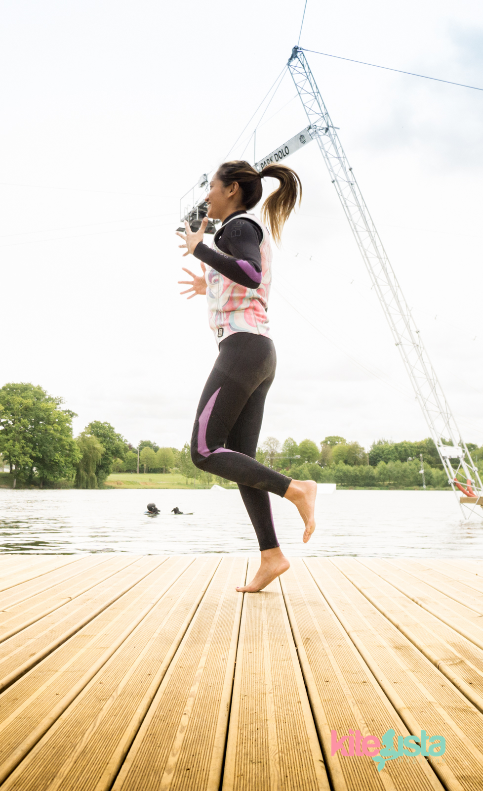 How to Stretch for wakeboarding - Paula Rosales