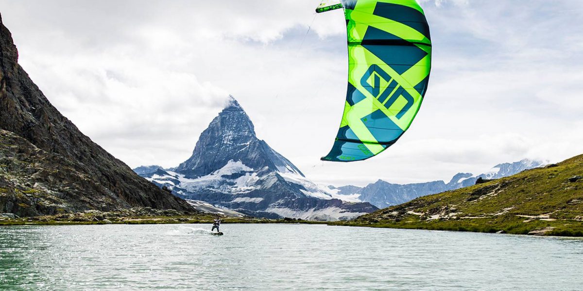 This is What it is Like to Kitesurf in Switzerland